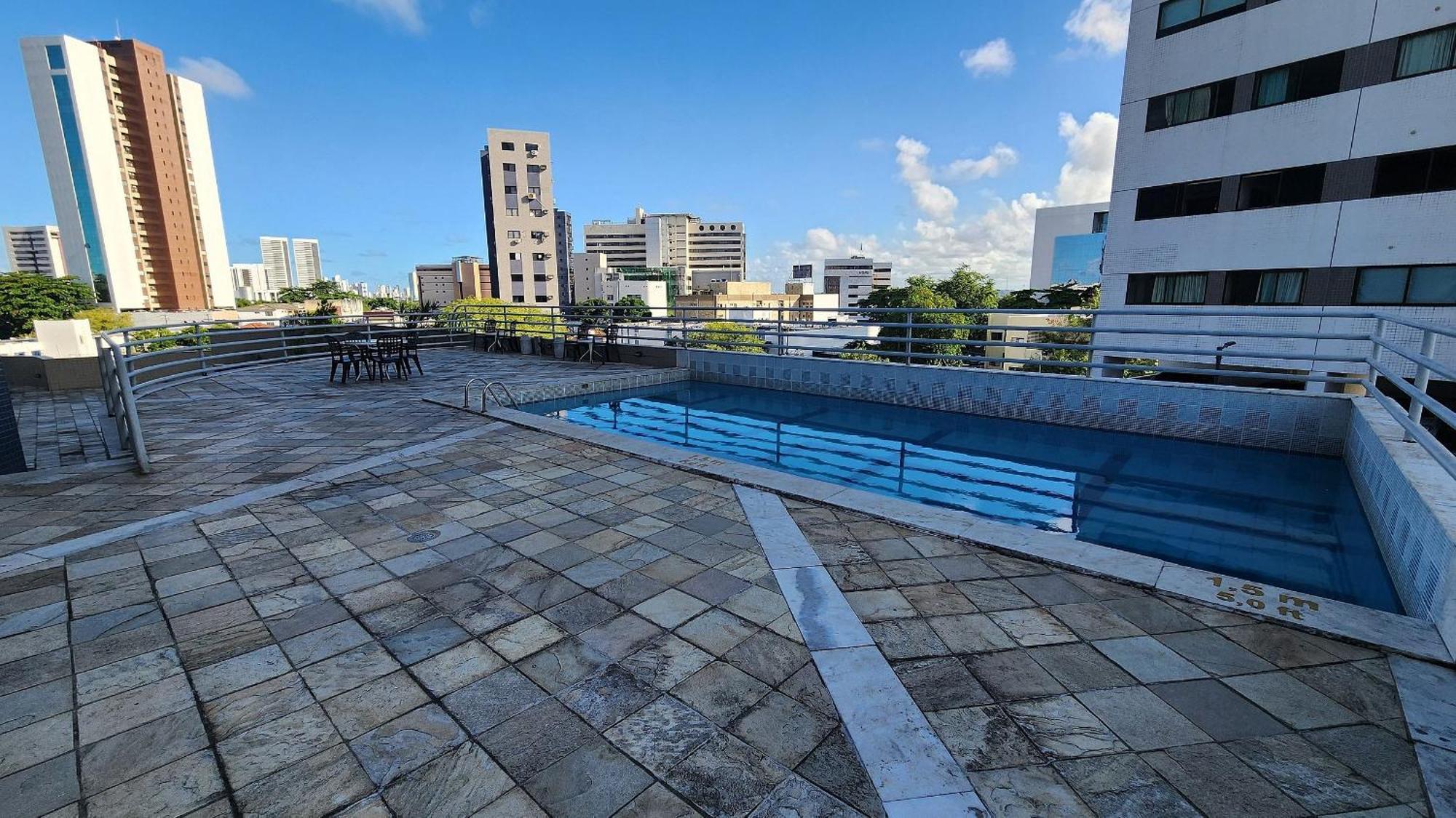 Flat No Condominio Metropolis - Ilha Do Leite Ρεσίφε Εξωτερικό φωτογραφία