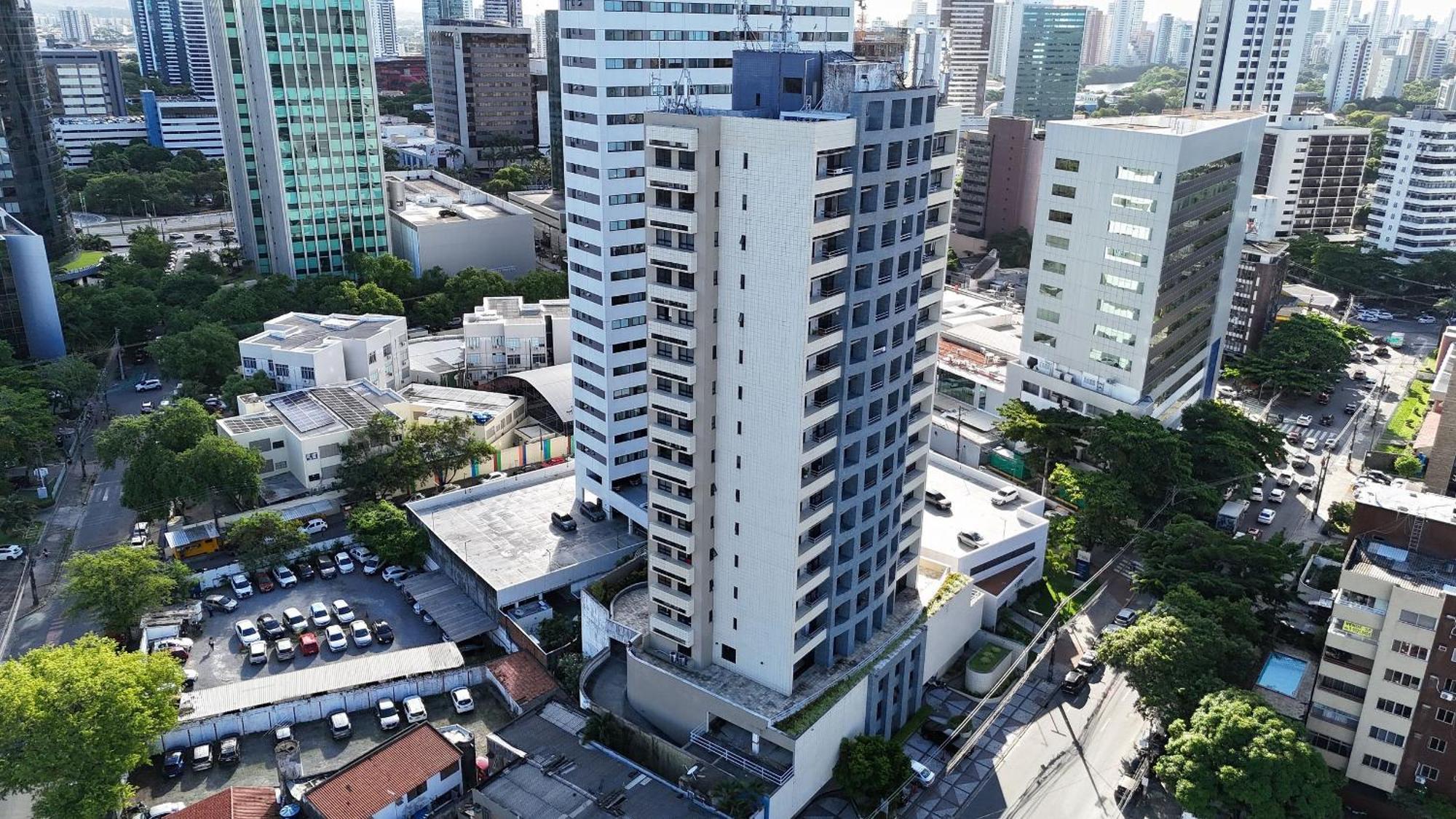 Flat No Condominio Metropolis - Ilha Do Leite Ρεσίφε Εξωτερικό φωτογραφία