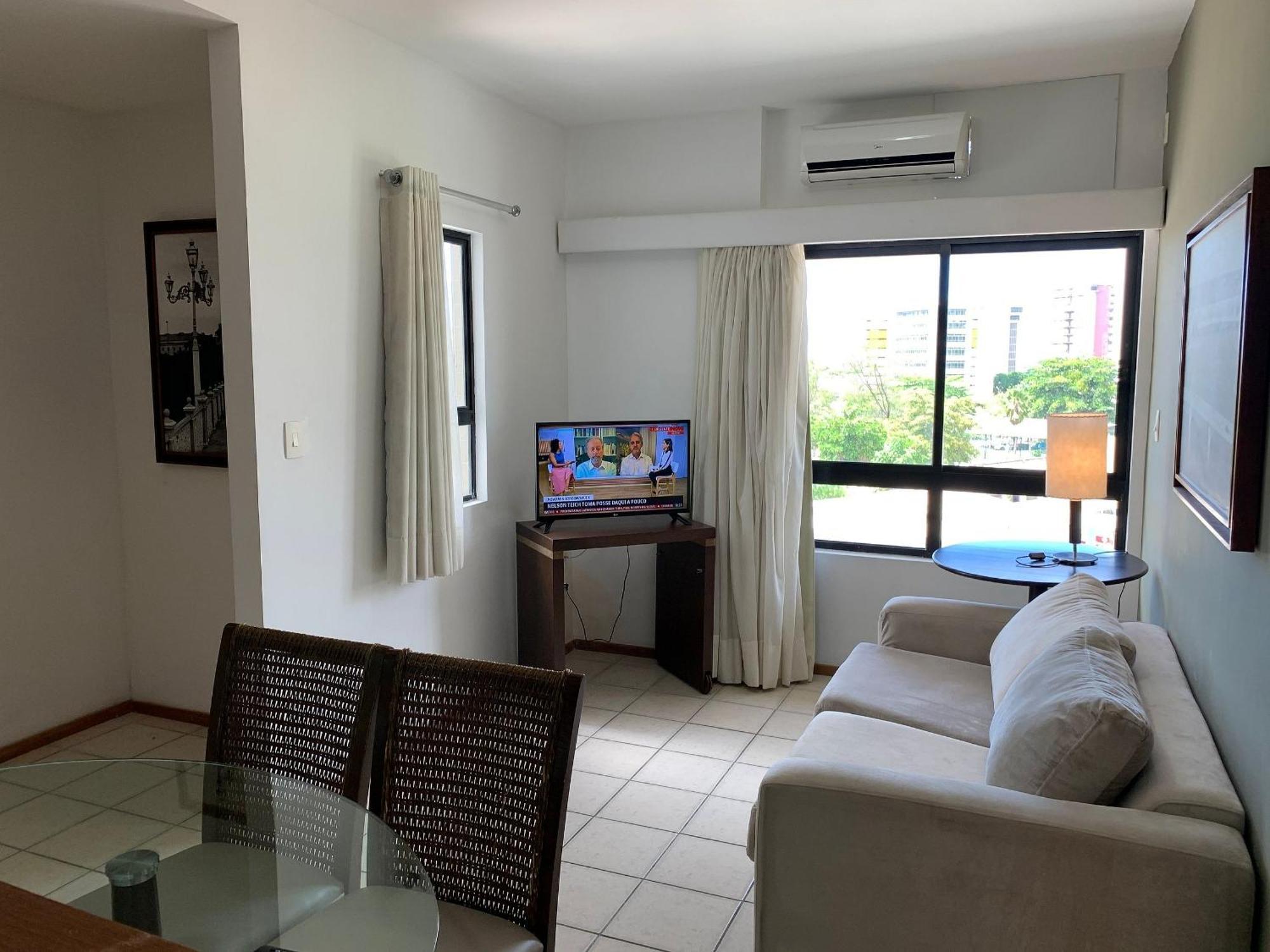 Flat No Condominio Metropolis - Ilha Do Leite Ρεσίφε Εξωτερικό φωτογραφία