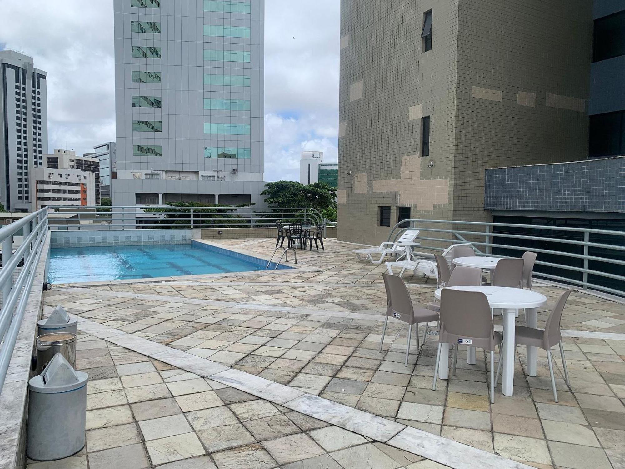 Flat No Condominio Metropolis - Ilha Do Leite Ρεσίφε Εξωτερικό φωτογραφία