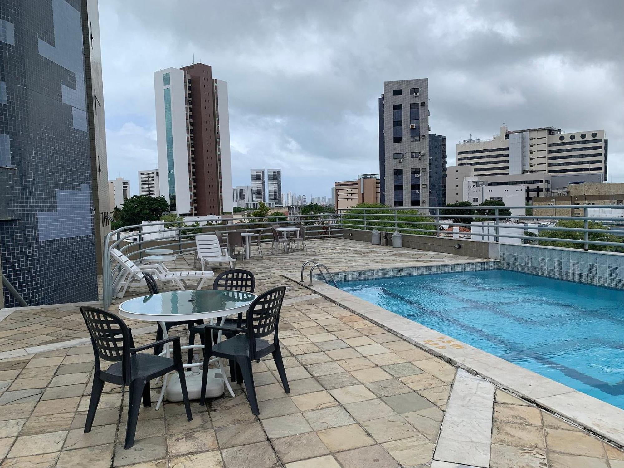 Flat No Condominio Metropolis - Ilha Do Leite Ρεσίφε Εξωτερικό φωτογραφία